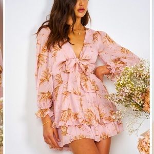 Pink floral - Summer dress - Esther & Co